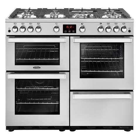stainless steel gas range cooker